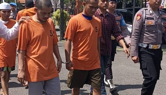 Polres Mojokerto Bekuk Delapan Pelaku Curas, Curanmor hingga Jambret Emas