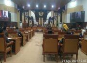 Rapat Paripurna tentang persetujuan ota kesepakatan KUA PPAS tahun anggaran 2025