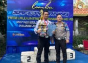 Hari Lalu Lintas Bhayangkara ke-70, Satlantas Polres Gresik Raih Juara II di Lomba Safety Driving