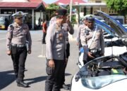 Maksimalkan Sarpras, Kapolres Kediri AKBP.Bramastyo Priaji Cek Ranmor Dinas