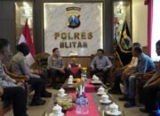 Kapolres Blitar Audiensi dengan Petani Jagung dari Empat Daerah