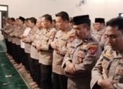 Polres Mojokerto Kota Gelar Shalat Ghaib untuk Driver Ojol yang Wafat di Jakarta
