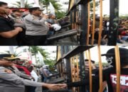 Aksi Unjuk Rasa di Kota Madiun Berjalan Tertib, Polres Terapkan Pengamanan Humanis