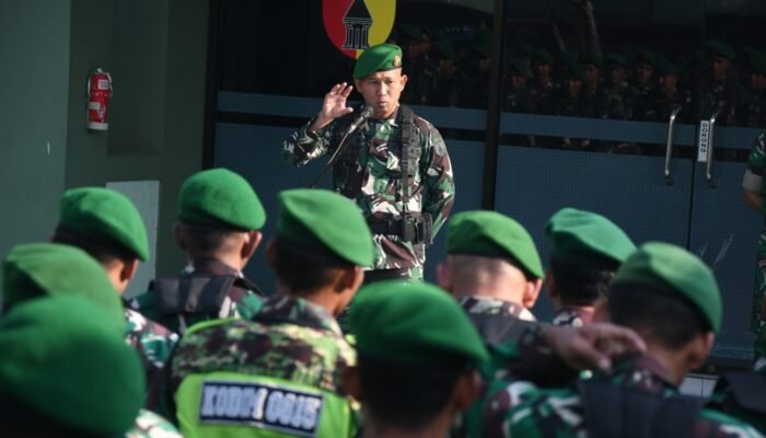 Kodim 0815/Mojokerto Gelar Apel Siaga, Dandim Tekankan Waspada Aksi Anarkis
