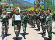 Prajurit Terbaik Kodim 0815/Mojokerto, Kopka Dozier Rahimsyah Dimakamkan Secara Militer