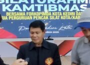 Komitmen Ciptakan dan Jaga Kedamaian Perguruan Silat Dengan Polisi Kediri Sepakat