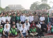 Forkopimda bersama Lintas Elemen dan Ojol Sidoarjo Gelar Doa Bersama.
