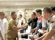 Disaksikan Forkopimda, Perusahaan Angkutan Barang, Batubara dan Galian C Teken Deklarasi Patuhi Jam Operasional