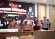 Polres Kediri Amankan 16 Tersangka 98,48 gram Sabu dan Ratusan Ribu Okerbaya