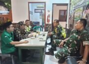 Komsos Koramil Prajuritkulon Pererat Sinergi dengan Ansor-Banser