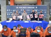 Satresnarkoba Polres Gresik Ungkap 16 Kasus Narkoba dan Amankan 20 Tersangka