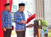 Wagub Cik Ujang Pimpin Apel Gabungan Ajak ASN Perkuat Integritas Dan Sinergi