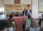 Wongso Melaksanakan Publik Hearing Bersama Warga Menganti Terkait 5 Ranperda Inisiatif DPRD