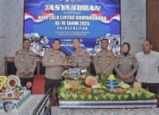 Satlantas Polres Blitar Gelar Syukuran Peringatan HUT Lantas ke – 70