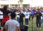 Mbak Wali Senam Bersama Peringati Haornas, Dorong Olahraga Jadi Gaya Hidup