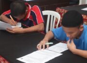 Dibalik Tembok Lapas Kediri, Anak Binaan Tetap Semangat Ikuti UTS
