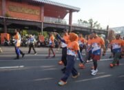 Ribuan Peserta Meriahkan Fun Run Bulan PRB 2025 di Mojokerto