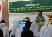 Persit KCK Cabang XXX Kodim 0815 Mojokerto Ajak Generasi Muda Hidup Sehat dan Jauhi Perilaku Menyimpang