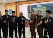 PSHT Cabang Kabupaten Blitar Silaturohmi dan Serahkan SK Kemenkumham ke Kejari Kabupaten Blitar
