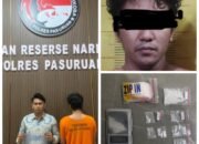 Polres Pasuruan Tangkap Pengedar Sabu di Gempol, Amankan 8 Poket Siap Edar