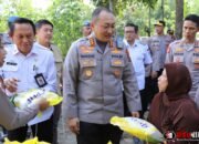 Dukung Program Ketahanan Pangan, Polresta Malang Kota Tanam Jagung dan Gelar Pasar Murah