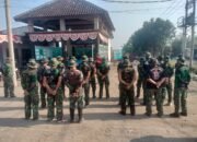 Apel Pagi Satgas TMMD ke-126 di Balai Dusun Sumbertanggul, Mantapkan Semangat Gotong Royong