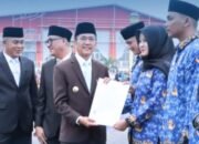 Wali Kota Palembang Pimpin Apel Bersama Dan Lantik 1.560 PPPK Tahap II