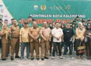 Lepas Kontingen Ketua Koni Kota Palembang H. Anton Nurdin Targetkan Juara Umum Porprov Di Muba