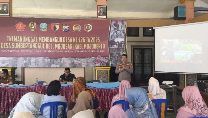Sinergi TNI dan Pemerintah Daerah, TMMD ke-126 Beri Edukasi Pentingnya Wawasan Kebangsaan dan Gotong Royong