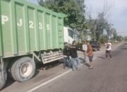 Dump Truk Galian C Tanpa Penutup Terpal, Laskar Pantura Bersatu Turun Jalan