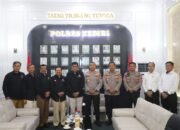 Kapolres Kediri AKBP.Bramastyo Priaji Sambut Hangat Silaturahmi Pengurus BAMAG Kabupaten Kediri