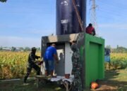 Satgas TMMD ke-126 Kodim 0815/Mojokerto Kebut Pengerjaan Pompa Air Pertanian di Desa Sumbertanggul