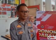 Humanis di Hari Jadi, Humas Polresta Malang Kota Donor Darah Bersama PMI