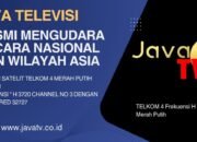 Java Televisi Siaran Satelit Mereh Putih Telkom 4 Satelit Horizontal 3720