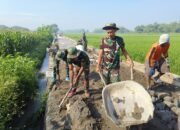 Rabat Beton Jalan Usaha Tani Terus Dikebut, 275 Meter Sudah Tercor di TMMD ke-126 Kodim 0815/Mojokerto