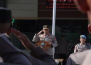 Polres Lamongan Gelar Apel Penerimaan Latihan Kerja Siswa Diktuk Bintara Polri TA 2025