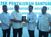 Bupati Asahan Buka Bimtek Penyaluran Pangan Periode Oktober -November 2025