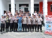 Rayakan HUT ke-80 Brimob Polri, Polres Gresik Gelar Donor Darah Eks Brimob