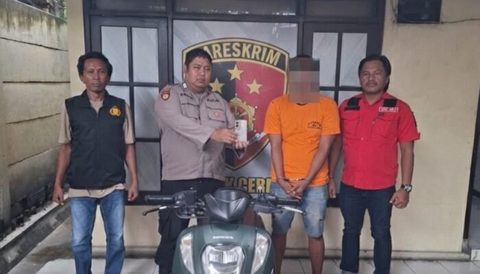 Polsek Cerme Polres Gresik Tangkap Pelaku Curanmor dan Amankan Barang Bukti