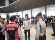 Penerbangan Perdana Super Air Jet Resmi Mendarat di Bandara Dhoho Kediri, Kapolres Kediri Kota Hadiri Inaugural Flight Ceremony