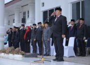 Sekda Pimpin Upacara Peringatan Hari Pahlawan di Halaman Kantor Bupati