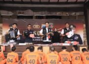 Polres Kediri Kota Ungkap Sejumlah Kasus Kriminal Dalam Operasi Sikat Semeru 2025