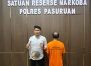 Polres Pasuruan Tangkap Petani Pengedar Sabu di Kandang Sapi, Amankan 7,4 Gram Barang Bukti