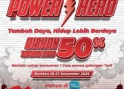 Semangat Hari Pahlawan, PLN Luncurkan Program “Power Hero”, Beri Diskon 50% Tambah Daya
