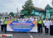 Polres Demak Gelar Sosialisasi Operasi Zebra Candi 2025 di Alun-alun Demak