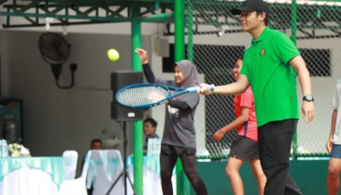 200 Atlet Junior Ikuti Kejuaraan Tenis Junior TDP Piala Dandim 2025, Begini Tanggapan Kapolres Gresik