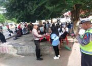 Ops Zebra Toba 2025: Sat Lantas Polres Tanjungbalai Turun ke Jalan, Bagikan Stiker dan Edukasi Warga
