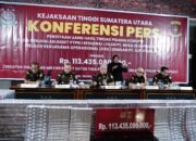 Kejati Sumut Terima Pengembalian Kerugian Negara Senilai Rp 113 Milyar Lebih Dari Dugaan Korupsi Penjualan Aset PTPN I Regional 1