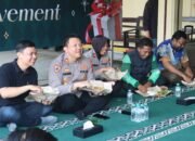 Polres Mojokerto Kota Bagikan Paket Sembako Untuk Ojek Online