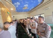 Polres Mojokerto Kota Gelar Sholat Ghaib dan Doa Bersama Untuk Korban Bencana Alam Sumut, Sumbar dan Aceh